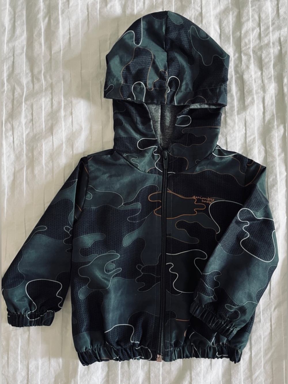 Quimby Baby Hooded + Lined Camo Jacket | Zip Hoodie | 6-9 Months